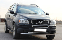 Volvo XC90 2002–2014 Priekšējais aizsargstienis ST014 (nerūsējošais tērauds) foto 2
