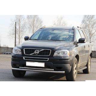 Priekšējais aizsargstienis ST014 (nerūsējošais tērauds) Volvo XC90 2002–2014 foto 1