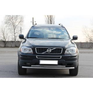 Priekšējais aizsargstienis ST014 (nerūsējošais tērauds) Volvo XC90 2002–2014 foto 3