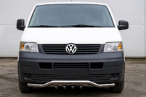 Volkswagen T5 Transporter 2003–2010 Priekšējais aizsargstienis Wave-Grill ST007-1 (nerūsējošais tērauds) foto 1