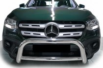 Mercedes X class 2017–2020 Priekšējais aizsargstienis WT005 (nerūsējošais tērauds, 60 mm) foto 1