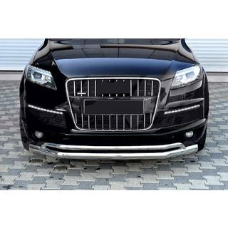 Priekšējais aizsargstienis ST017 (nerūsējošais tērauds) Audi Q7 2005–2015 foto 3