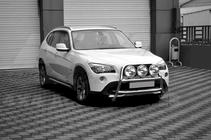 BMW X1 E84 2009–2015 Priekšējais bullbārs WT018 (nerūsējošais tērauds) foto 2