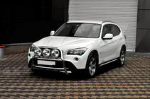 BMW X1 E84 2009–2015 Priekšējais bullbārs WT018 (nerūsējošais tērauds) foto 3