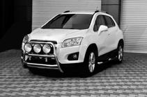 Chevrolet Trax 2012–2023 Priekšējais aizsargstienis WT018 (nerūsējošais tērauds) foto 2