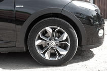 Renault Megane III 2009–2016 Arku uzlikas (8 gab., melnas) Universālis (SW), metāls foto 4