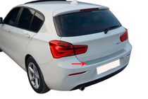 BMW 1. sērija F20/F21 2011–2019 OmsaLine aizmugurējā bufera uzlika (F20, nerūsējošais tērauds) foto 3