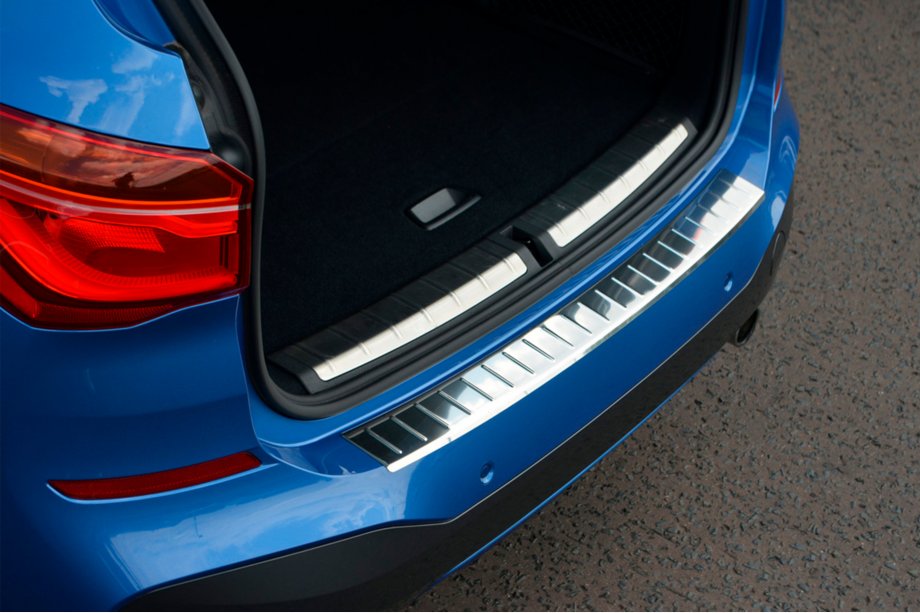 BMW X1 F48 2015–2022 Aizmugurējā bufera uzlika OmsaLine (nerūs.) Image