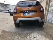 Renault Duster 2018–2024 Aizmugurējo atstarotāju uzlikas, 2 gab., nerūsējošais tērauds OmsaLine – itāļu nerūsējošais tērauds foto 3