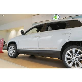 Durvju moldings (nerūsējošais tērauds) Skoda Karoq 2018– foto 1