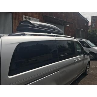 Hromēti jumta reliņi CAN, oriģināls dizains (metāla kājas) Mercedes Vito/V klase W447 2014– foto 2