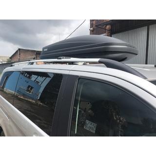 Hromēti jumta reliņi CAN, oriģināls dizains (metāla kājas) Mercedes Vito/V klase W447 2014– foto 3