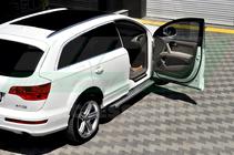 Audi Q7 2005–2015 Sānu pakāpieni Allmond Grey (2 gab., alumīnijs) foto 3