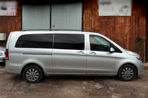 Mercedes Vito/V klase W447 2014– Jumta reliņi melni CAN Original dizains (metāla kājām) foto 5