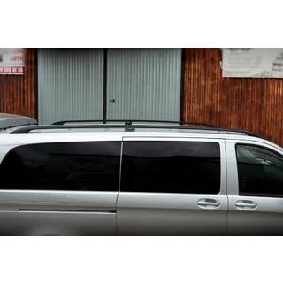 Jumta reliņi melni CAN Original dizains (metāla kājām) Mercedes Vito/V klase W447 2014– foto 4