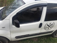 Fiat Fiorino/Qubo 2008–2024 Logu vēja deflektori (2 gab., Sunplex Sport) foto 1
