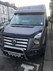 Volkswagen Crafter 2006–2016 Vējstikla vizieris ar rāmi V1 (melns spīdīgs, 5 mm) foto 3
