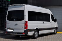 Volkswagen Crafter 2006–2016 Aizmugurējais aizsargstienis AK002 (nerūsējošais tērauds) foto 5