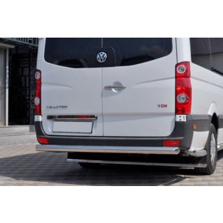Aizmugurējais aizsargstienis AK002 (nerūsējošais tērauds) Volkswagen Crafter 2006–2016 foto 1