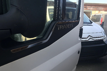 Ford Transit 2000–2014 Logu apmales (2 gab., nerūsējošais tērauds) foto 3