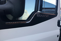 Ford Transit 2000–2014 Logu apmales (2 gab., nerūsējošais tērauds) foto 1