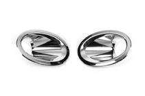 Ford Custom 2013–2022 Hromēti miglas lukturu uzlikas 2013-2018 (2 gab., plastmasa) foto 2