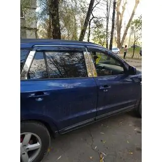 Durvju statņu uzlikas (6 gab., nerūsējošais tērauds) foto 1