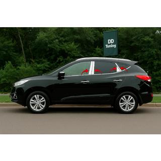 Durvju statņu uzlikas (8 gab., nerūsējošais tērauds) Hyundai IX-35 2010–2015 foto 1