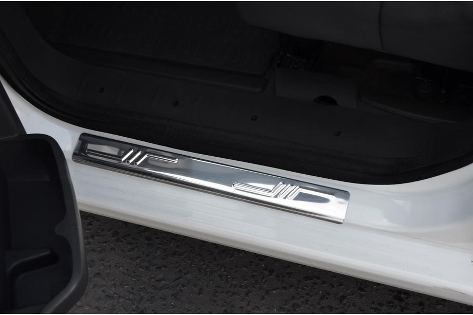Citroen C-1 2005–2014 Omsa sliekšņu uzlikas (2 gab., nerūsējošais tērauds) Image