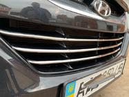 Hyundai IX-35 2010–2015 Radiatora režģa līstes (3 gab., nerūsējošais tērauds) foto 5