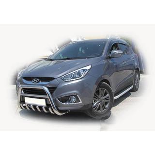 Priekšējais aizsargloks WT003 (nerūsējošais tērauds) Hyundai IX-35 2010–2015 foto 4