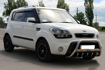 Kia Soul I 2008–2013 Kengurins (nerūsējošais tērauds) 60 mm, bez uzraksta foto 3