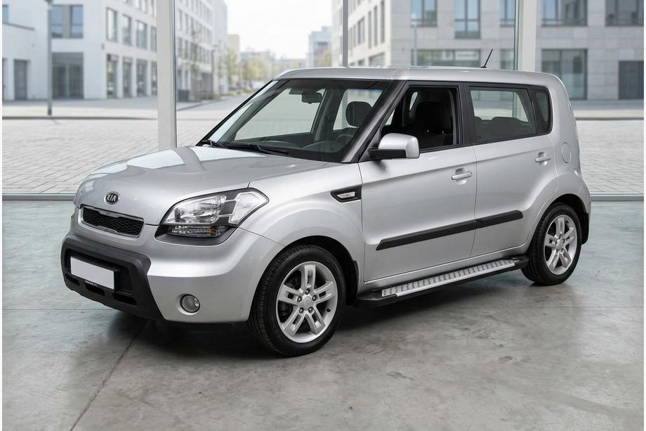Kia Soul I 2008–2013 Sānu pakāpieni Allmond Grey (2 gab., alumīnija) Image