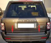 Range Rover III L322 2002–2012 Bagāžnieka malas uzlika (nerūsējošā tērauda) foto 1