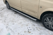 Mercedes Viano 2004–2014 Sānu sliekšņi Альянс (2 gab., alumīnijs) foto 9