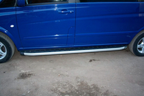 Mercedes Viano 2004–2014 Sānu sliekšņi Альянс (2 gab., alumīnijs) foto 10