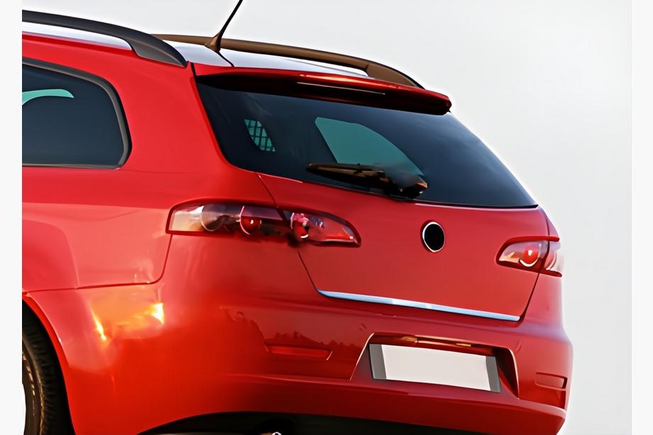 Alfa Romeo 159 2005–2011 Bagāžnieka malas uzlika (nerūsējošā tērauda) Foto 1