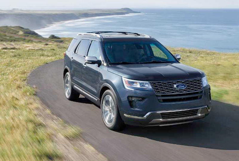 Ford Explorer apvidus auto piektā paaudze