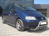 Ford Galaxy 1995–2006 Priekšējais bullbar WT003 (nerūsējošais tērauds) foto 2