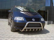 Ford Galaxy 1995–2006 Priekšējais bullbar WT003 (nerūsējošais tērauds) foto 1