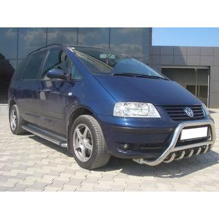 Priekšējais bullbar WT003 (nerūsējošais tērauds) Ford Galaxy 1995–2006 foto 2