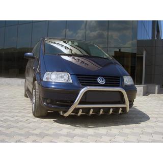 Priekšējais bullbar WT003 (nerūsējošais tērauds) Ford Galaxy 1995–2006 foto 1