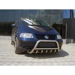 Priekšējais bullbar WT003 (nerūsējošais tērauds) foto 1