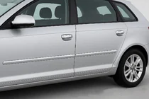 Audi A4 B7 2004–2008 Durvju rokturu uzlikas (4 gab., nerūsējošais tērauds) foto 1