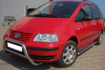Ford Galaxy 1995–2006 Bullbārs WT005 (nerūsējošais tērauds) foto 2