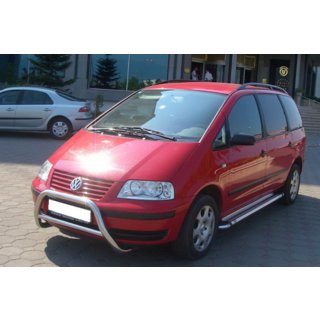 Bullbārs WT005 (nerūsējošais tērauds) Ford Galaxy 1995–2006 foto 3