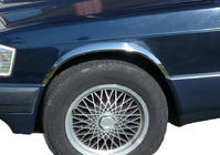 Mercedes W201 (190) 1982–1993 Spārnu arku uzlikas 1988-1993 (4 gab., nerūsējošais tērauds) foto 4