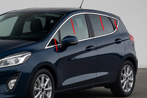 Ford Fiesta 2017– Augšējās logu apmales (8 gab., nerūsējošais tērauds) foto 1