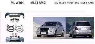 Mercedes ML W164 2005–2011 AMG virsbūves apdares komplekts foto 7