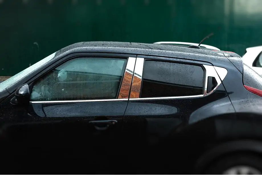 Nissan Juke 2010–2019 Durvju statņu moldingi (8 gab., nerūsējošais tērauds) Image